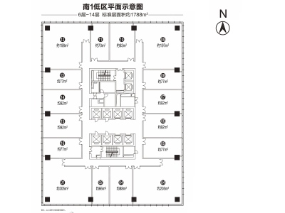 万达广场(南海)小区0室0厅户型图1