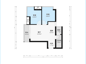 桐林城市广场 福田华强南精装2房总价360万深圳福田区华强南二手房图片