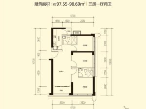 龙光玖龙台 3室2厅 97㎡ 整租深圳光明区光明租房图片