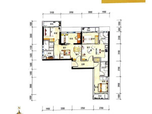 凯旋天玺名庭 3室2厅 86.66㎡ 精装深圳龙岗区布吉街二手房图片
