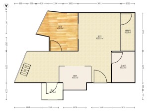 城市3米6公寓 1室1厅 53.43㎡ 简装_深圳福田区保税区二手房图片