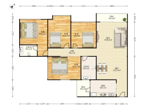 金地龙城中央 121平1房1厅，总价450万深圳龙岗区龙岗中心城二手房图片