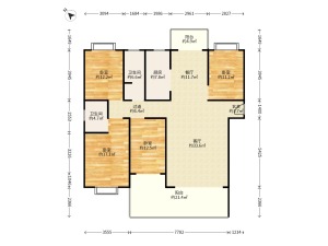 兴旺花园 4室2厅 165.93㎡ 毛坯郴州北湖区骆仙二手房图片