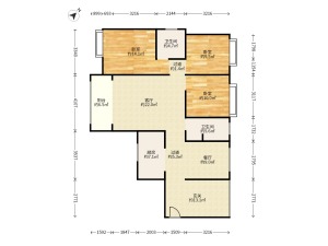 湘核云山春晓 3室2厅 130㎡ 整租郴州北湖区骆仙租房图片
