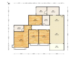 恒大华府 3室2厅 150㎡ 整租郴州北湖区骆仙租房图片