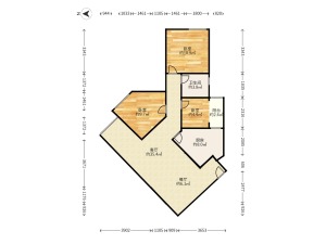 新洲大厦 三房带住家精装修满五唯一拎包_新洲大厦二手房户型图片3
