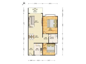 佳兆业西山吓庭苑 2室1厅 64㎡ 满五年 佳兆业西山吓庭苑 2室1厅 64㎡ 满五年深圳盐田区盐田港二手房图片