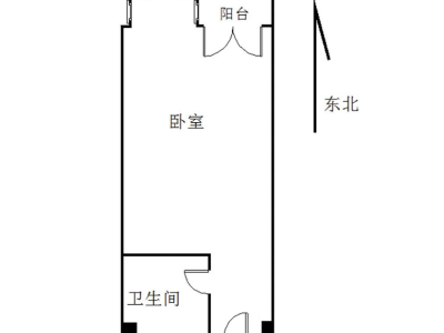 合正汇一城小区1室0厅1卫户型图4